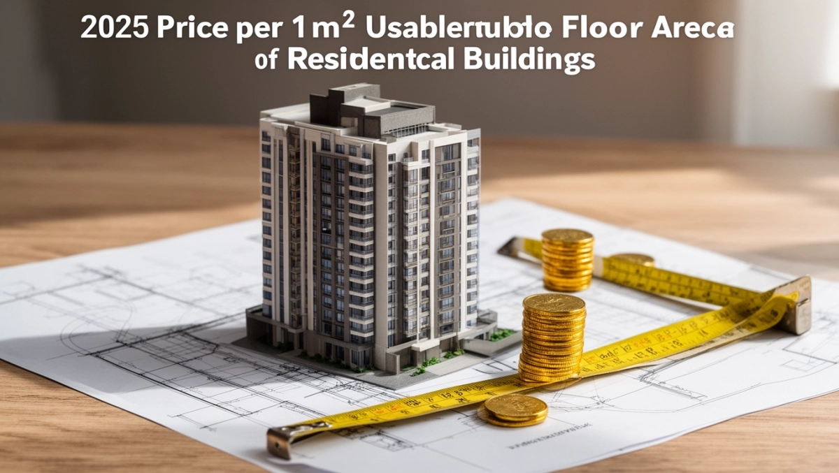 Cena 1m2 powierzchni użytkowej budynku mieszkalnego 2025